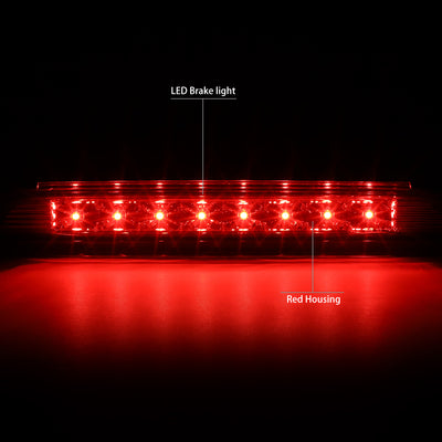 D-Motoring - Third Brake Light - LED - Red Lens - Plug-n-Play - Chevy Equinox / GMC Terrain - 2
