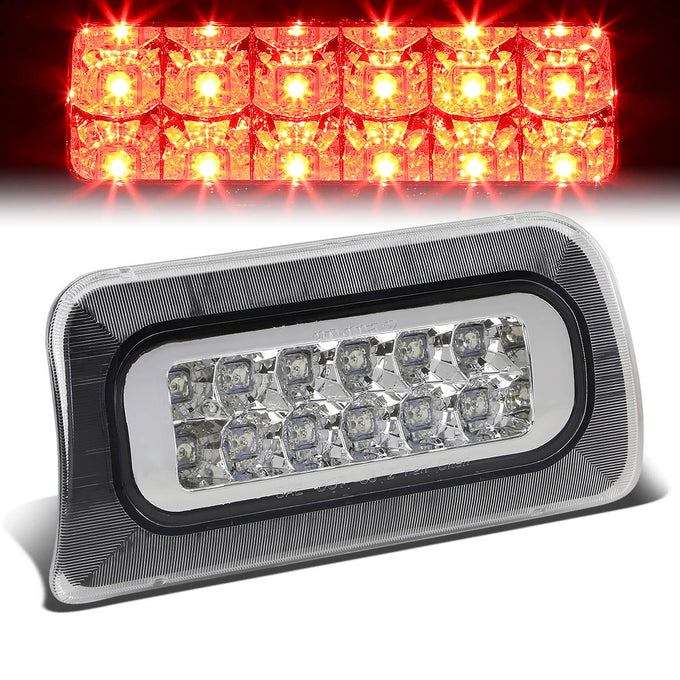 D-Motoring - Third Brake Light - LED - Chrome Housing - Plug-n-Play - Chevy S10 Standard Cab / GMC Sonoma Standard Cab / Isuzu Hombre Standard Cab - 1