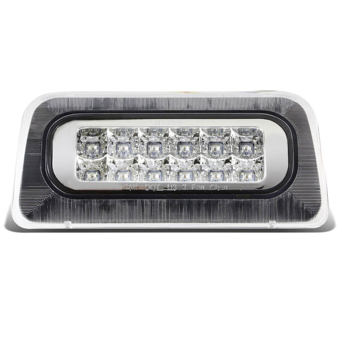 D-Motoring - Third Brake Light - LED - Chrome Housing - Plug-n-Play - Chevy S10 Standard Cab / GMC Sonoma Standard Cab / Isuzu Hombre Standard Cab - 3