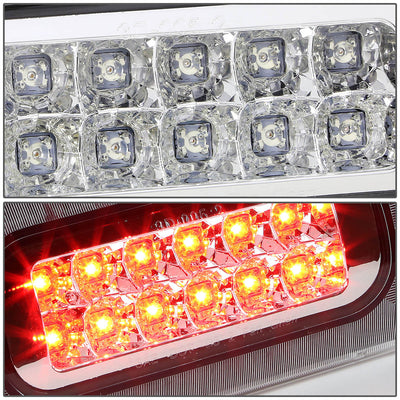 D-Motoring - Third Brake Light - LED - Chrome Housing - Plug-n-Play - Chevy S10 Standard Cab / GMC Sonoma Standard Cab / Isuzu Hombre Standard Cab - 4