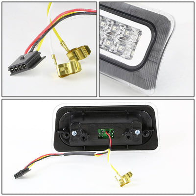 D-Motoring - Third Brake Light - LED - Chrome Housing - Plug-n-Play - Chevy S10 Standard Cab / GMC Sonoma Standard Cab / Isuzu Hombre Standard Cab - 5