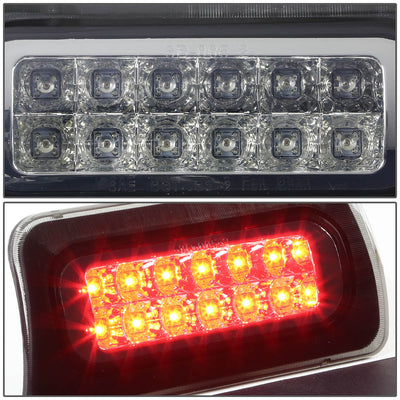 D-Motoring - Third Brake Light - LED - Smoked Lens - Plug-n-Play - Chevy S10 Standard Cab / GMC Sonoma Standard Cab / Isuzu Hombre Standard Cab - 4