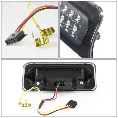 D-Motoring - Third Brake Light - LED - Smoked Lens - Plug-n-Play - Chevy S10 Standard Cab / GMC Sonoma Standard Cab / Isuzu Hombre Standard Cab - 5