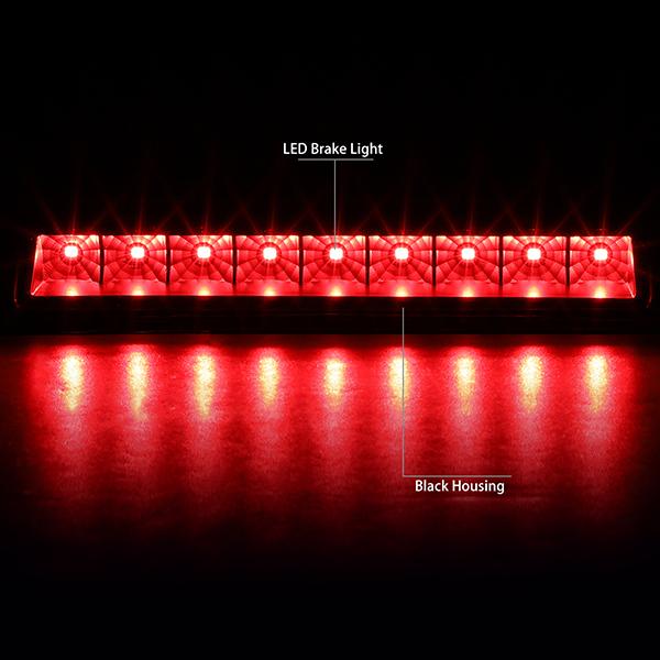 06-14 Honda Ridgeline Third Brake Light - Full LED - Clear Lens - Plug-n-Play - 2