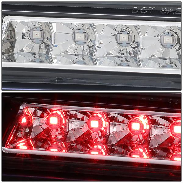 06-14 Honda Ridgeline Third Brake Light - Full LED - Clear Lens - Plug-n-Play - 3