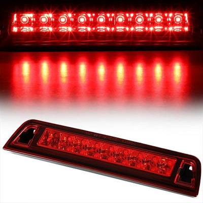 06-14 Honda Ridgeline Third Brake Light - Full LED - Red Lens - Plug-n-Play - 1