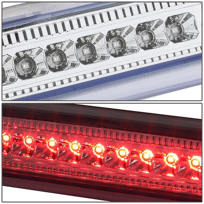 D-Motoring - 06-10 Jeep CommanderThird Brake Light - Full LED - Clear Lens - Plug-n-Play - 3