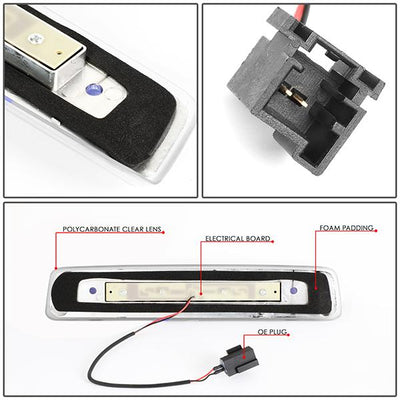D-Motoring - 06-10 Jeep CommanderThird Brake Light - Full LED - Clear Lens - Plug-n-Play - 4