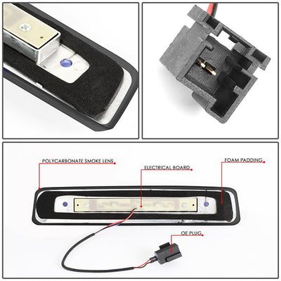 D-Motoring - 06-10 Jeep CommanderThird Brake Light - Full LED - Smoked Lens - Plug-n-Play - 3