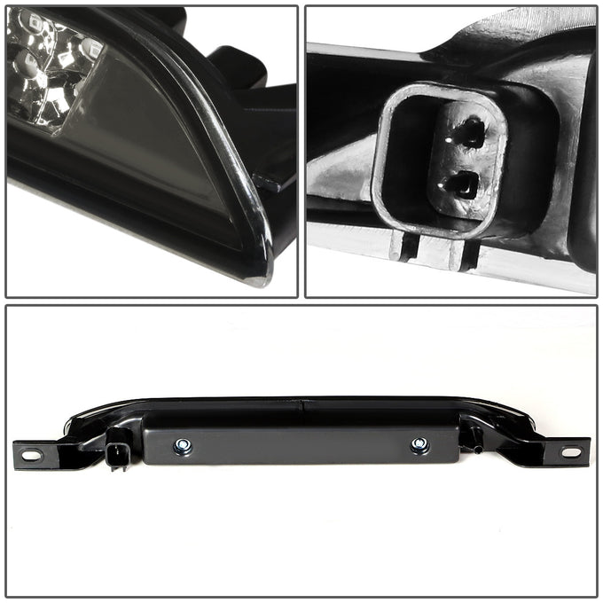 D-Motoring - Third Brake Light - LED - Smoked Lens - Plug-n-Play - Dodge Caliber / Durango / Jeep Compass / Grand Cherokee - 4