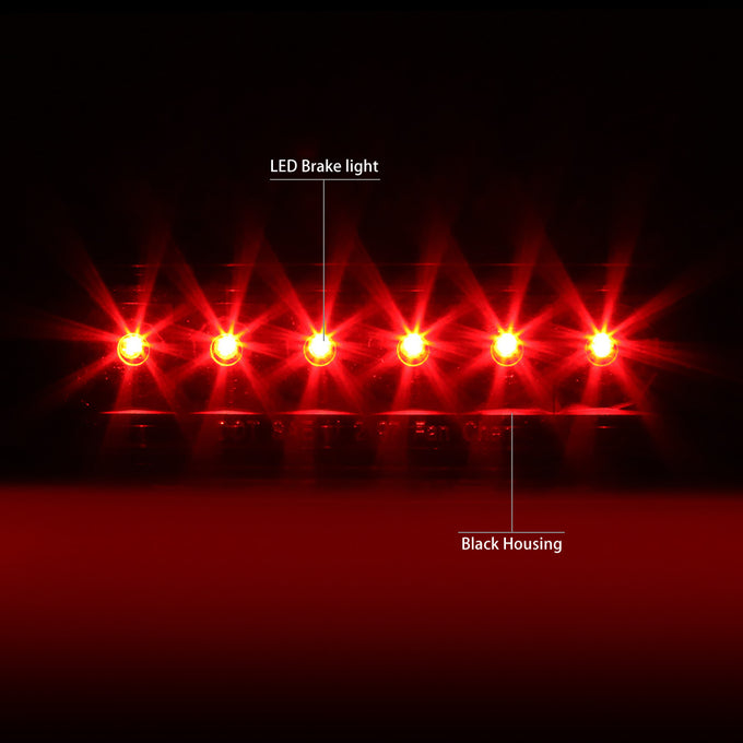 D-Motoring - Third Brake Light - LED - Black Housing - Plug-n-Play - 97-06 Jeep Wrangler - 2