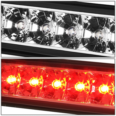 D-Motoring - Third Brake Light - LED - Chrome Housing - Plug-n-Play - 97-06 Jeep Wrangler - 3