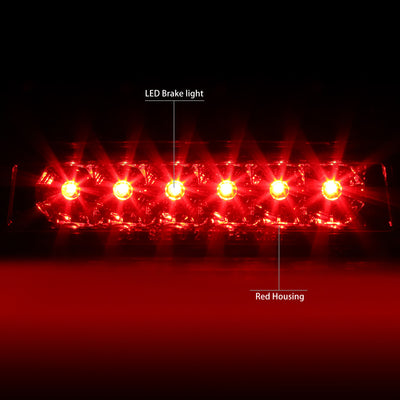 D-Motoring - Third Brake Light - LED - Red Lens - Plug-n-Play - 97-06 Jeep Wrangler - 2