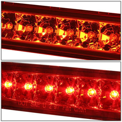 D-Motoring - Third Brake Light - LED - Red Lens - Plug-n-Play - 97-06 Jeep Wrangler - 3