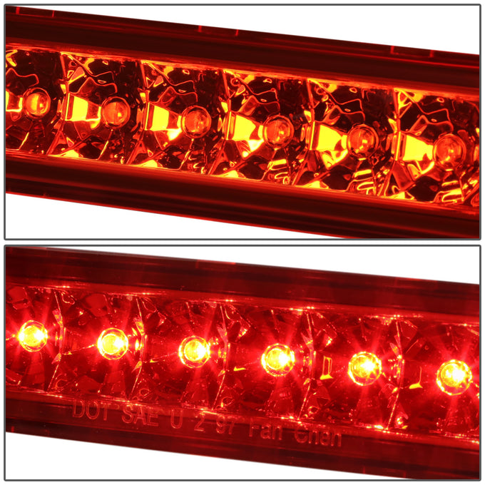 D-Motoring - Third Brake Light - LED - Red Lens - Plug-n-Play - 97-06 Jeep Wrangler - 3