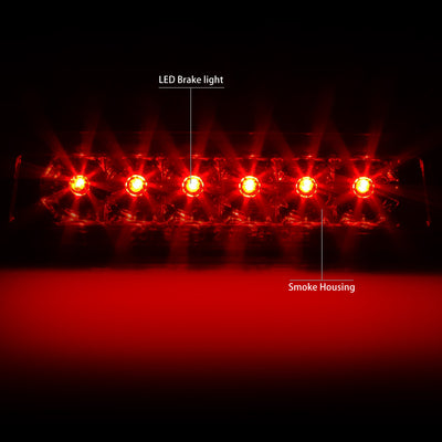 D-Motoring - Third Brake Light - LED - Smoked Lens - Plug-n-Play - 97-06 Jeep Wrangler - 2