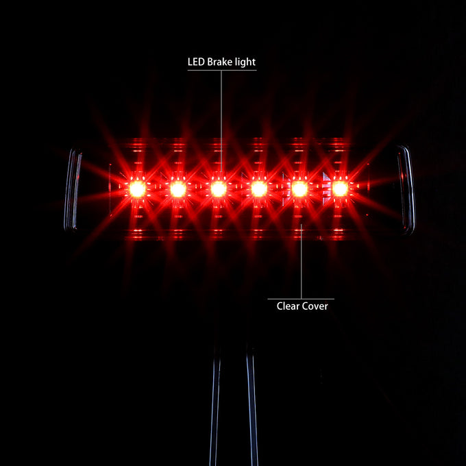 D-Motoring - Third Brake Light - LED - Black Housing - Plug-n-Play - 07-17 Jeep Wrangler - 2