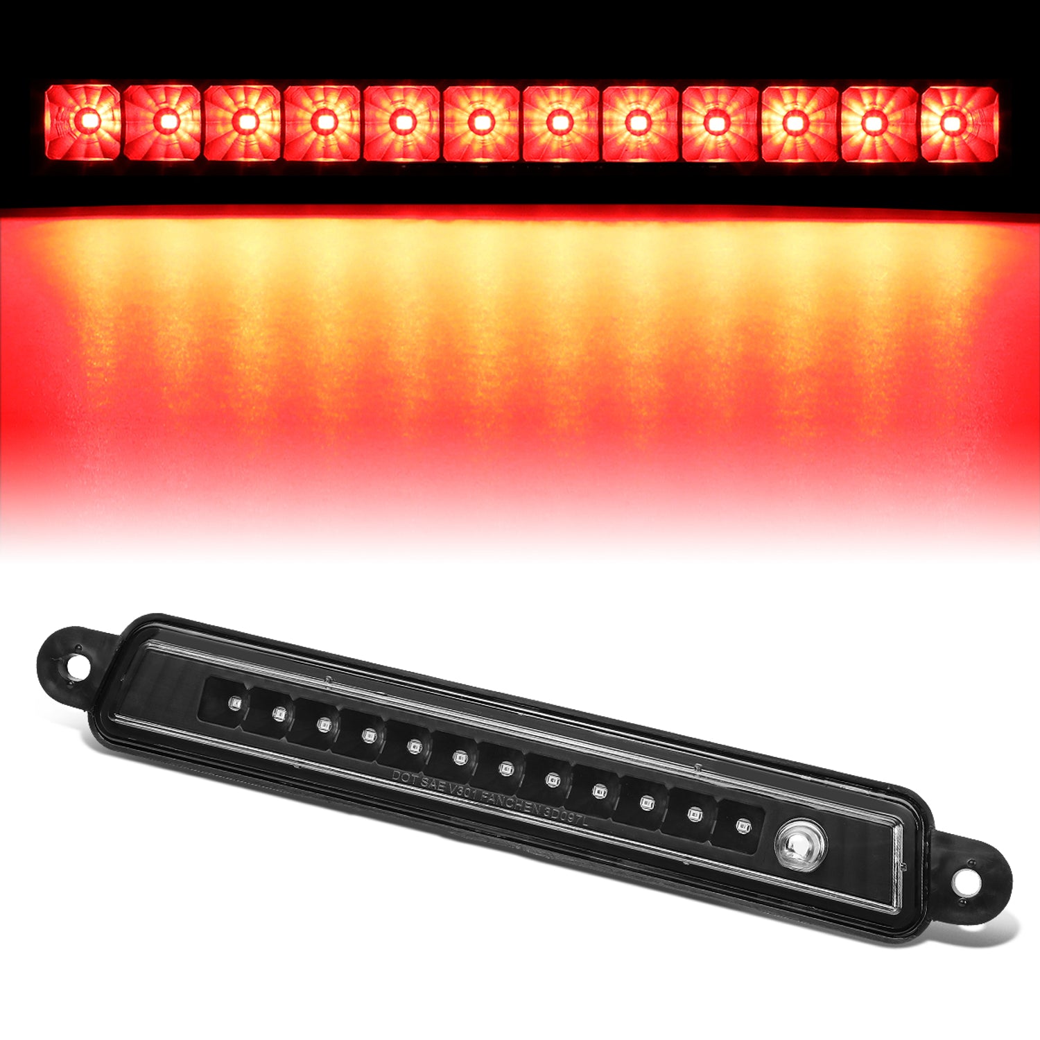 D-Motoring - 04-15 Armada/Infiniti QX56Third Brake Light - LED - Clear Lens - Plug-n-Play - 1