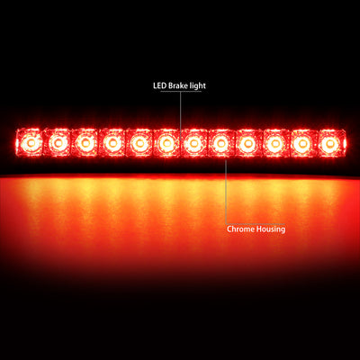 D-Motoring - 04-15 Armada/Infiniti QX56Third Brake Light - LED - Clear Lens - Plug-n-Play - 2
