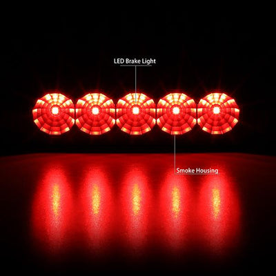 09-14 Nissan Cube Third Brake Light - Full LED - Smoked Lens - 3BL-NCUBE09-LED-BK-SM - 2