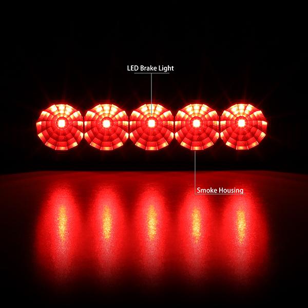 09-14 Nissan Cube Third Brake Light - Full LED - Smoked Lens - 3BL-NCUBE09-LED-BK-SM - 2