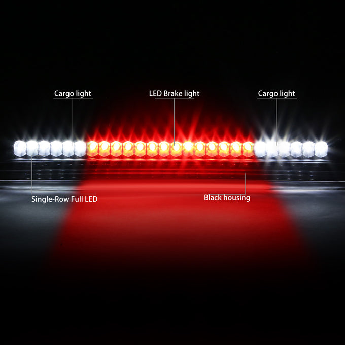 D-Motoring - Third Brake Light - LED - Black Housing - Plug-n-Play - Nissan Titan / Nissan Frontier - 2