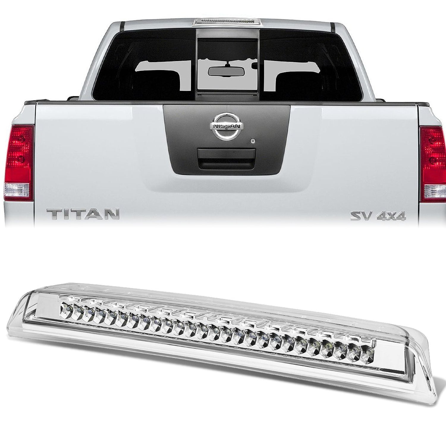 LED 3rd Brake Light <br>04-14 Nissan Titan, 05-16 Frontier