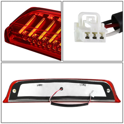 D-Motoring - Third Brake Light - LED - Red Lens - Plug-n-Play - Nissan Titan / Nissan Frontier - 4