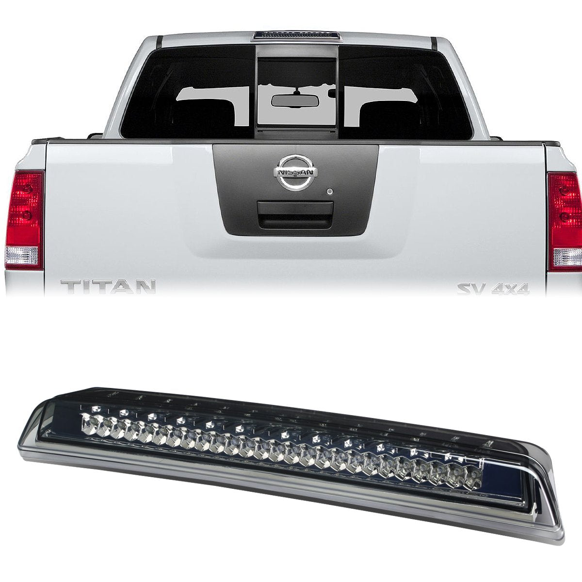 LED 3rd Brake Light <br>04-14 Nissan Titan, 05-16 Frontier