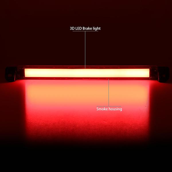 01-04 Pathfinder Qx4 Third Brake Light - 3D LED Bar - Smoked Lens - 3BL-NP00-3D-LED-SM - 2