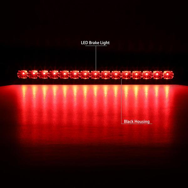 01-04 Pathfinder Qx4 Third Brake Light - Full LED - Clear Lens - 3BL-NP00-LED-BK - 2