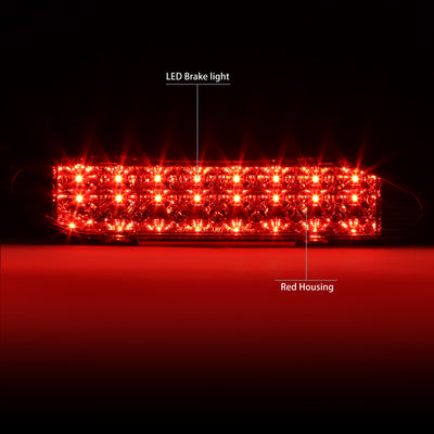 D-Motoring - Third Brake Light - LED - Red Lens - Plug-n-Play - 00-04 Nissan Xterra - 2