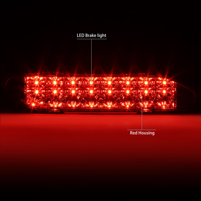 D-Motoring - Third Brake Light - LED - Red Lens - Plug-n-Play - 00-04 Nissan Xterra - 2