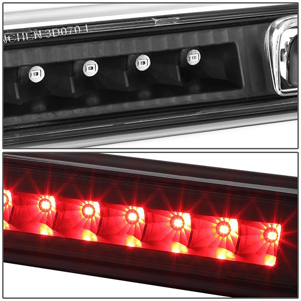 D-Motoring - 07-17 Jeep PatriotThird Brake Light - Full LED - Clear Lens - Plug-n-Play - 3