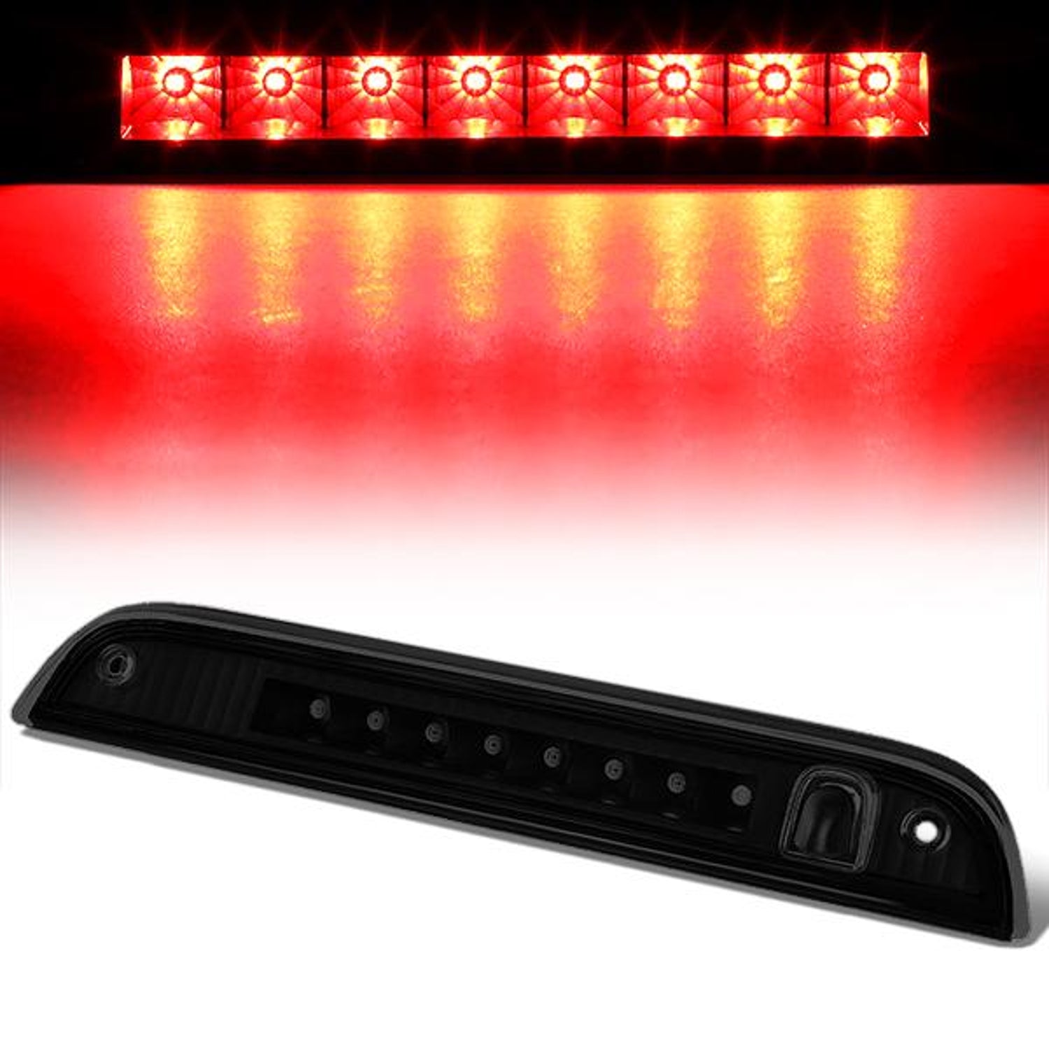 D-Motoring - 07-17 Jeep PatriotThird Brake Light - Full LED - Smoked Lens - Plug-n-Play - 1