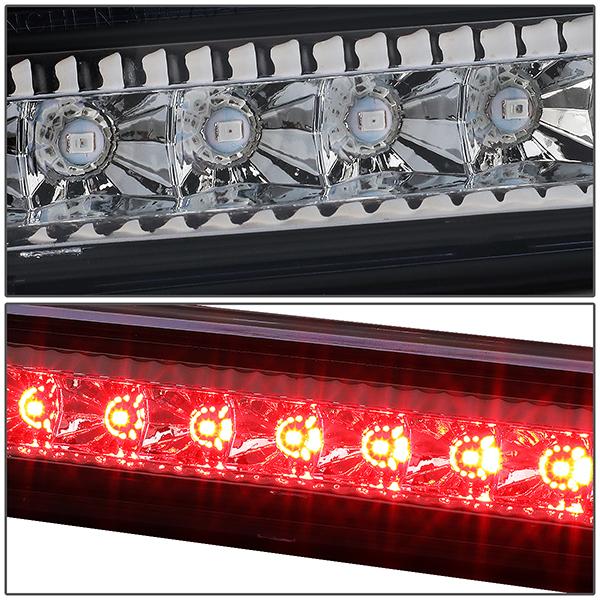 D-Motoring - 07-17 Jeep PatriotThird Brake Light - Full LED - Clear Lens - Plug-n-Play - 3
