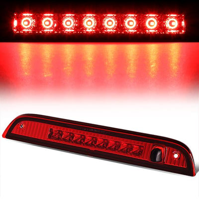 D-Motoring - 07-17 Jeep PatriotThird Brake Light - Full LED - Red Lens - Plug-n-Play - 1
