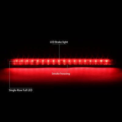 D-Motoring - Third Brake Light - LED - Smoked Lens - Plug-n-Play - Chevy Blazer / Suburban / Tahoe - 2