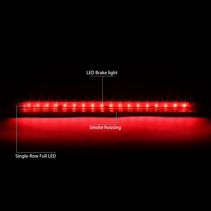 D-Motoring - Third Brake Light - LED - Smoked Lens - Plug-n-Play - Chevy Blazer / Suburban / Tahoe - 2
