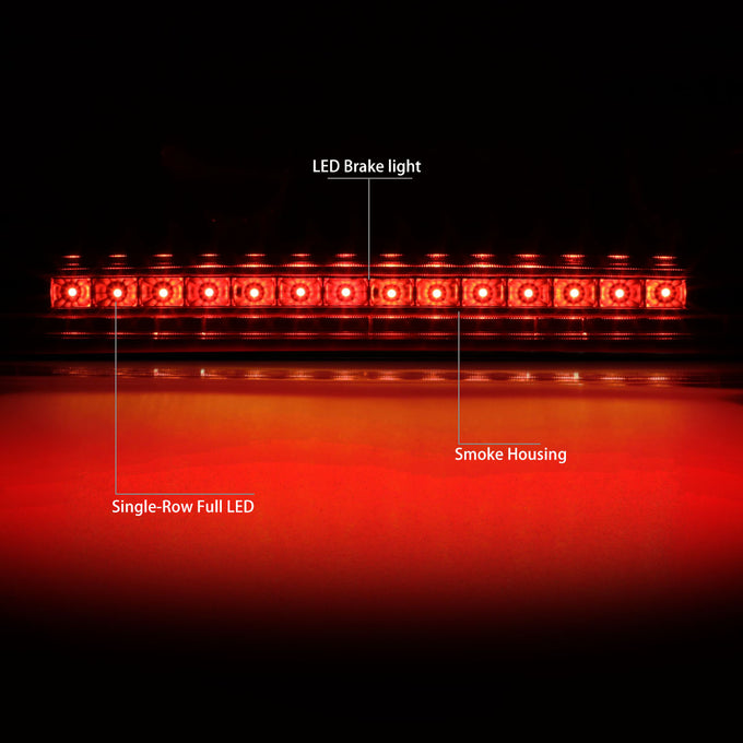 D-Motoring - Third Brake Light - LED - Black Housing - Smoked Lens - Plug-n-Play - 05-10 Scion tC - 2