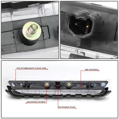 11-16 Scion tC Third Brake Light - 3D LED Bar - Clear Lens - Plug-n-Play - 4