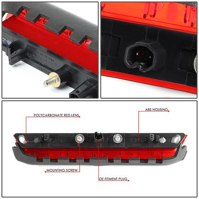 11-16 Scion tC Third Brake Light - 3D LED Bar - Red Lens - Plug-n-Play - 4