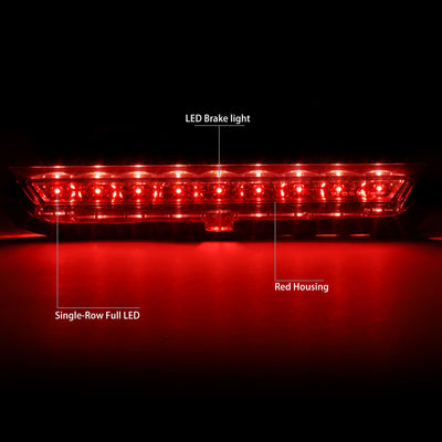 D-Motoring - Third Brake Light - LED - Red Lens - Plug-n-Play - 11-16 Scion tC - 2