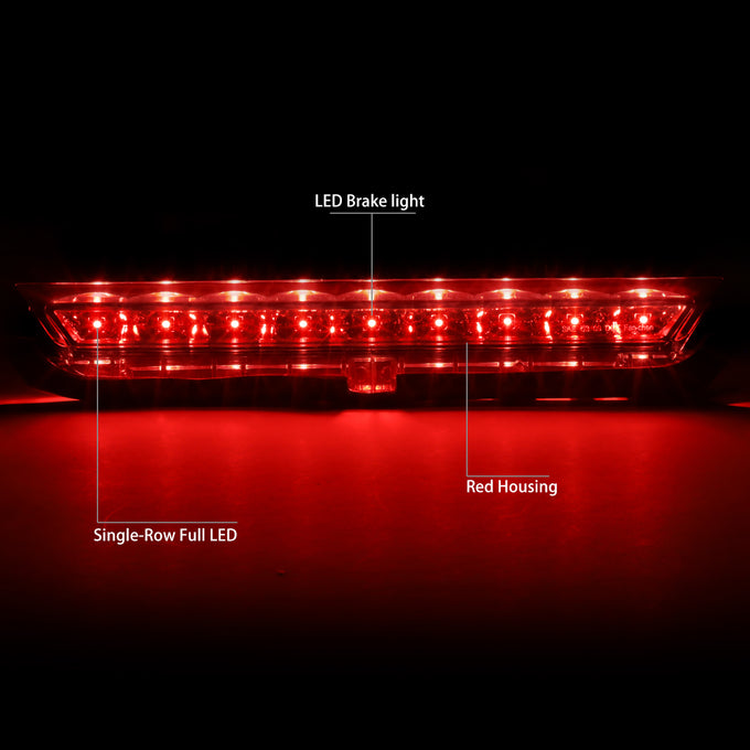 D-Motoring - Third Brake Light - LED - Red Lens - Plug-n-Play - 11-16 Scion tC - 2
