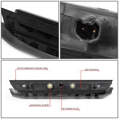 D-Motoring - Third Brake Light - LED - Smoked Lens - Plug-n-Play - 11-16 Scion tC - 4