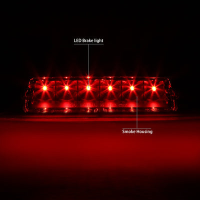 D-Motoring - Third Brake Light - LED - Black Housing - Smoked Lens - Plug-n-Play - 01-03 Toyota Highlander - 2