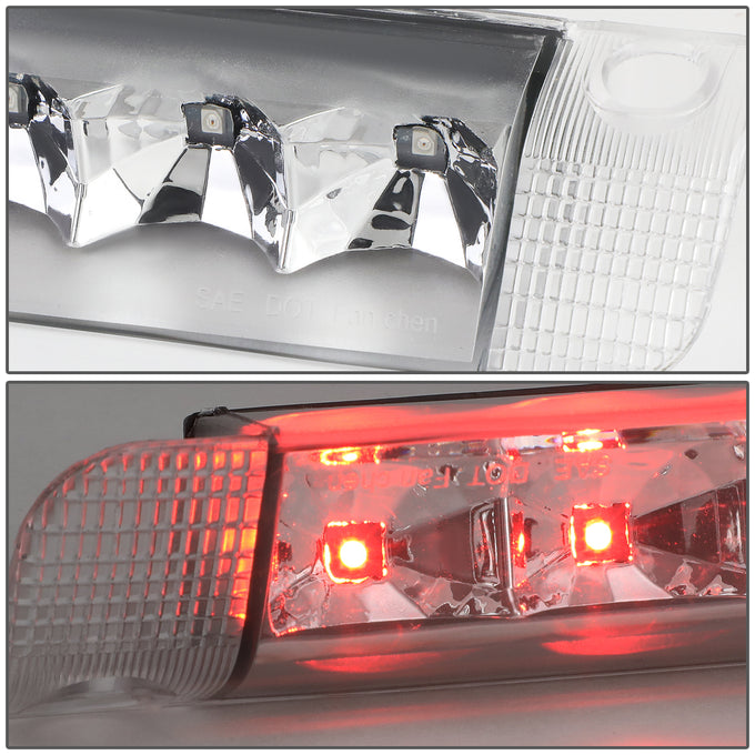 D-Motoring - Third Brake Light - LED - Chrome Housing - Plug-n-Play - Toyota Corolla / Highlander / RAV4 / Sequoia - 4