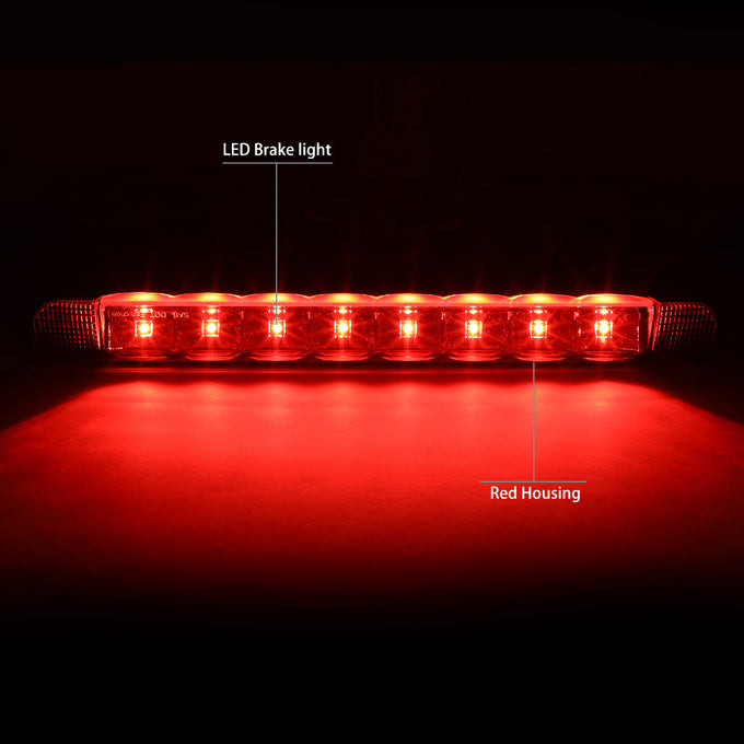 D-Motoring - Third Brake Light - LED - Red Lens - Plug-n-Play - Toyota Corolla / Highlander / RAV4 / Sequoia - 3