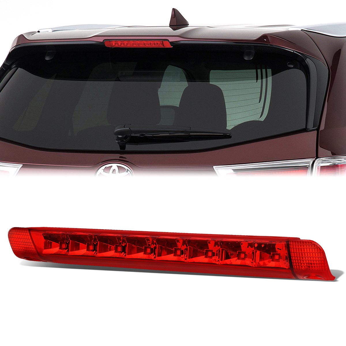 LED 3rd Brake Light <br>09-13 Toyota Corolla Highlander, 06-12 RAV4, 08-17 Sequoia