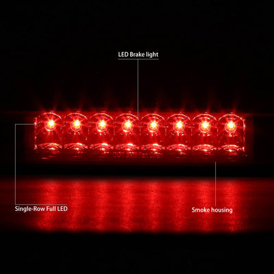 D-Motoring - Third Brake Light - LED - Smoked Lens - Plug-n-Play - 95-16 Toyota Tundra - 2